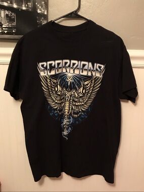 Scorpions Graphic Band Tee - Black